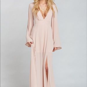 Show me your mumu dress (dusty blush crisp)